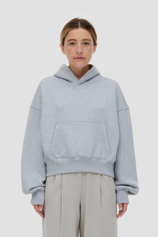 Women Hoodie No 4 Heather Grey