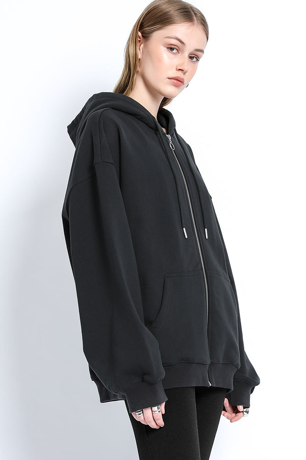 UNISEX HOODED ZIP JACKET NO 1