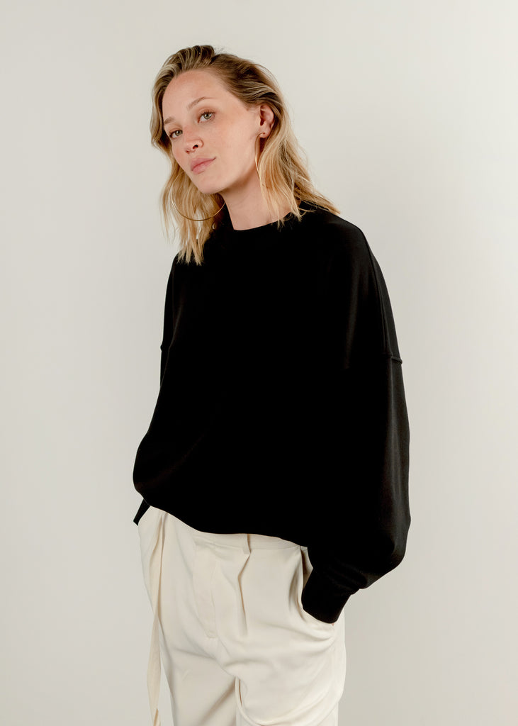 UNISEX SWEATER NO 2 BLACK
